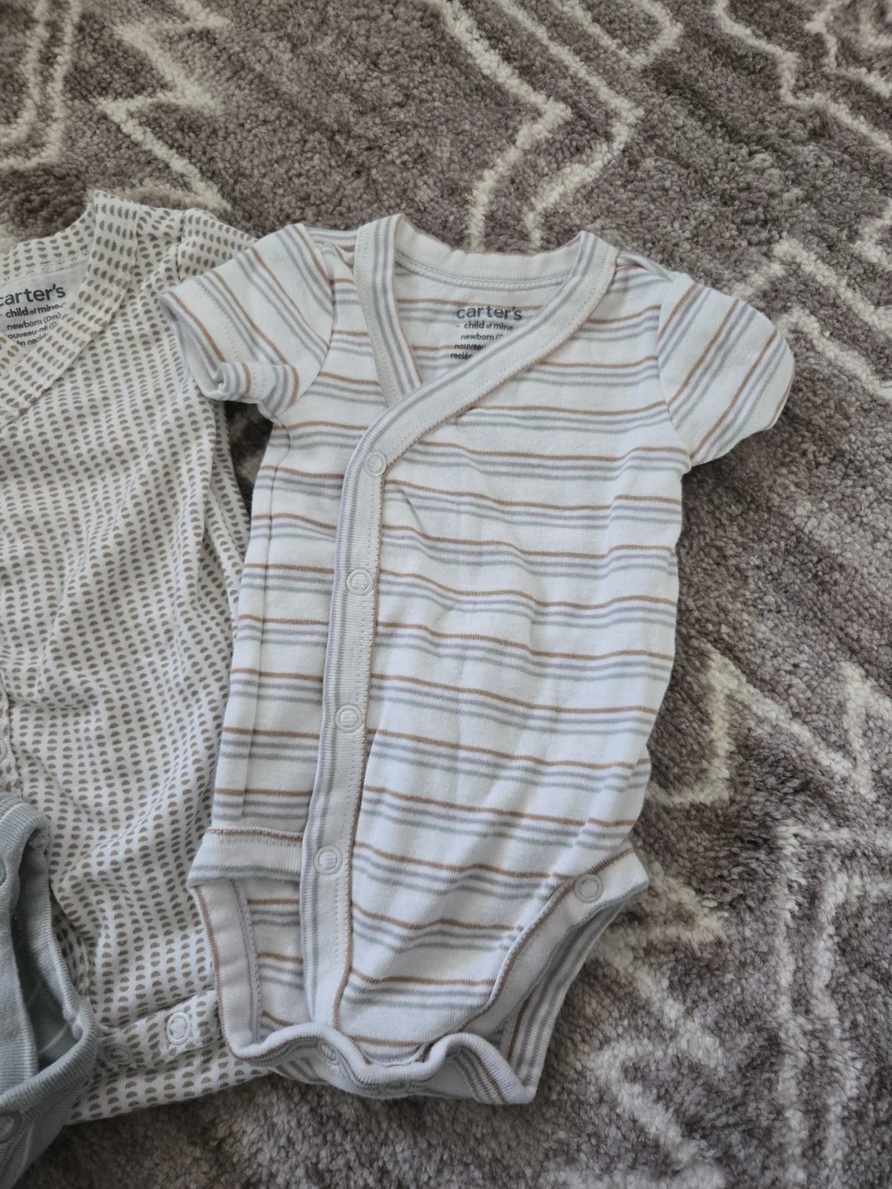 Carter's Newborn Set Of 3 Onsie